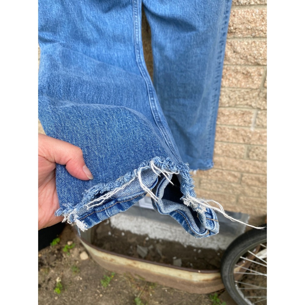 Abercrombie & Fitch The 90s Relaxed Jean High Rise Blue Denim 28 6 Curve Love - Picture 6 of 6